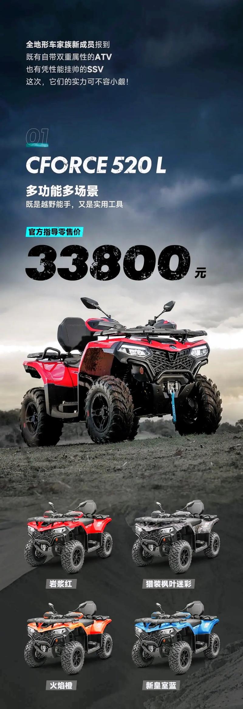 最新全地形車，越野的極致體驗