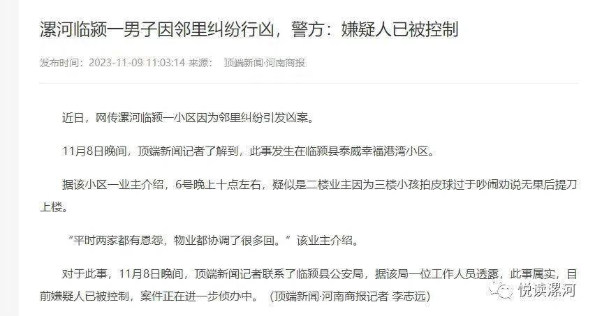 臨潁最新事件回顧與概述